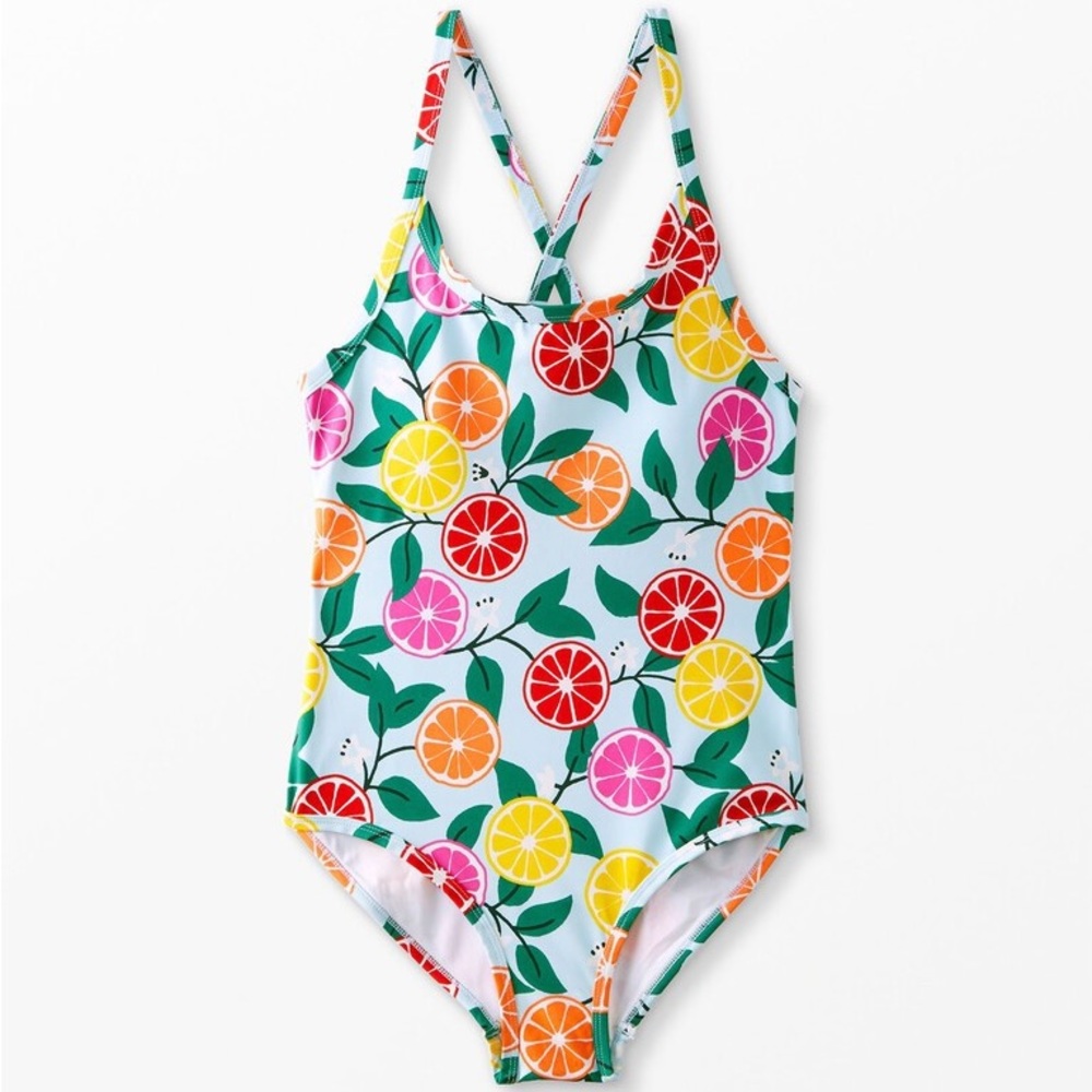 Hanna Andersson Women’s Small Swim Suit Sweet Citrus